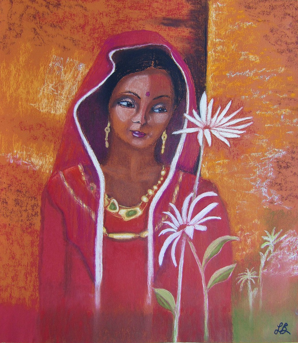 Woman from India by Linda Burnett