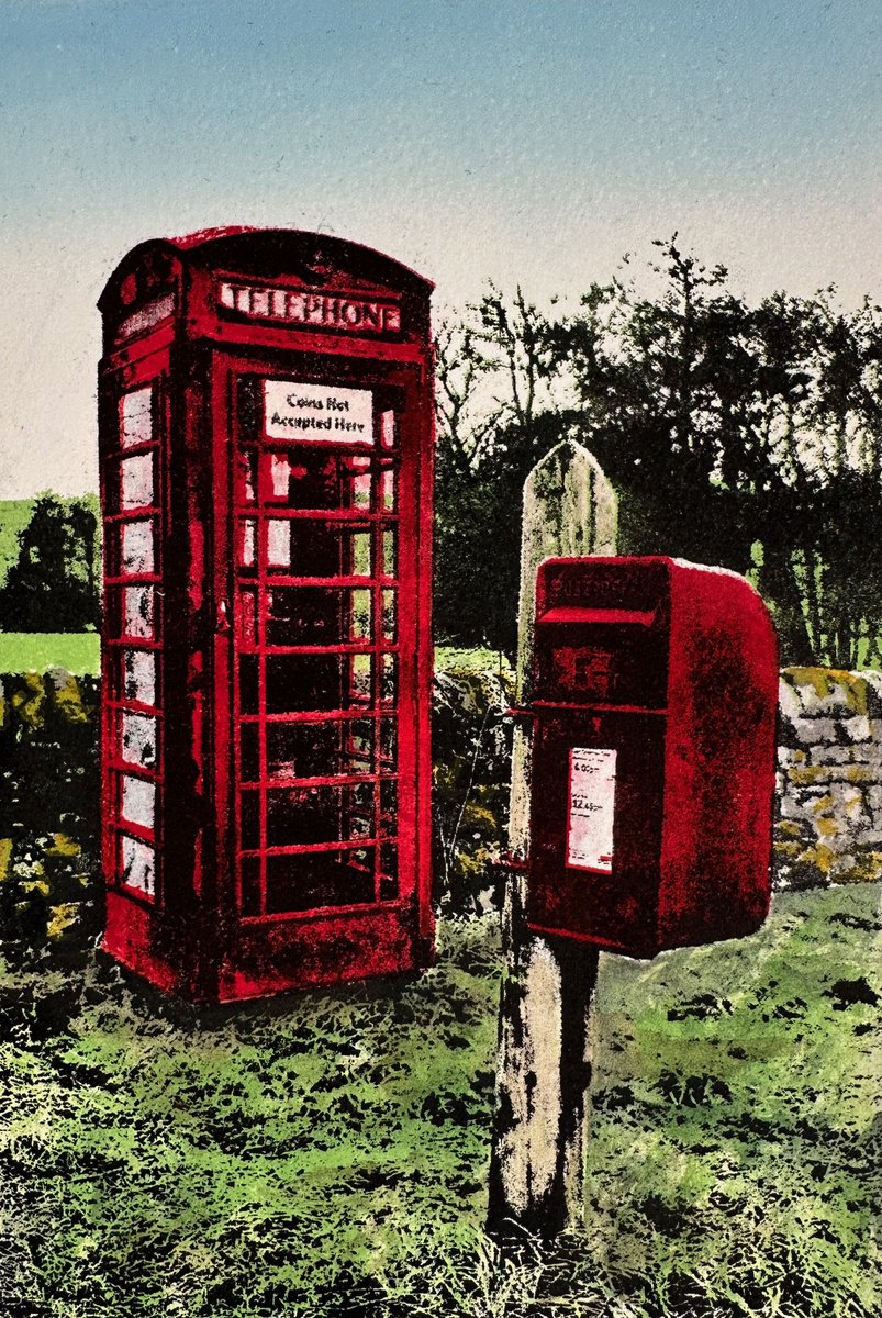 Landscape Limited Edition Print By Diane Mclellan, 7 X 11, Stay In Touch, Original Artwork