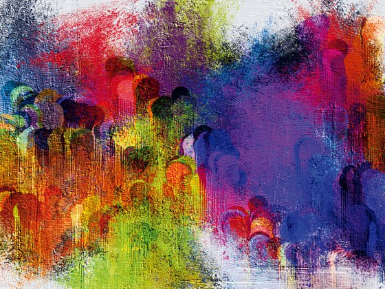 Multitudes III/XL large original artwork