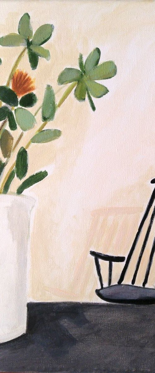 Flowers and a Chair by Marisa Añón