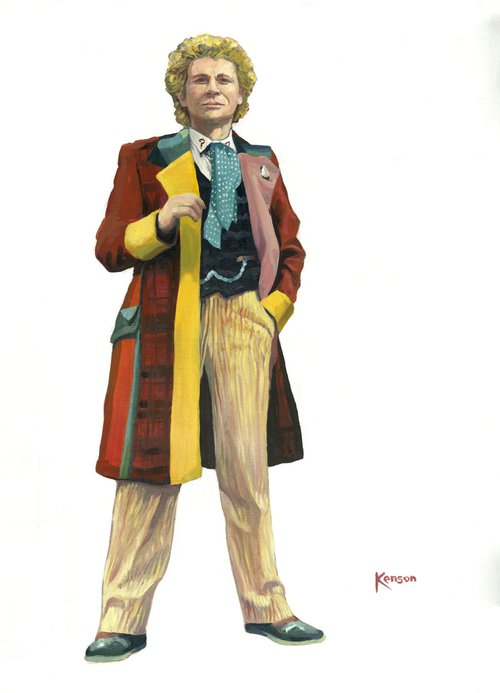 Colin Baker the Sixth Doctor by Kenson Low