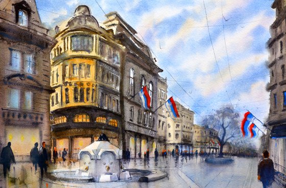 SANU Srpska Akademija Nauka i Umetnosti Beograd 35x54cm 2022