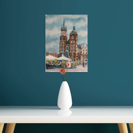 City scene, krakow Poland