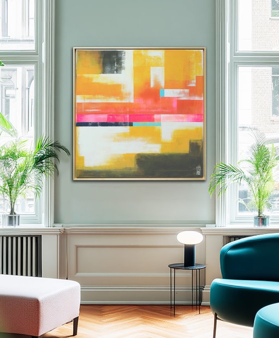 Untitled in Yellow Stripe