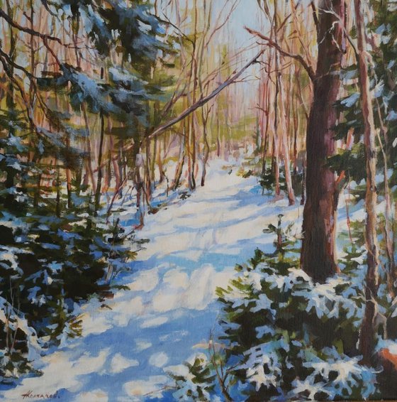 Winter paths 5 (14x14x0.7'')