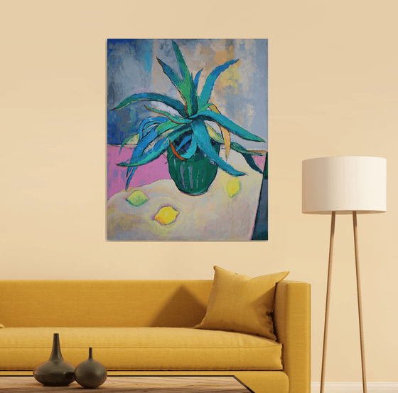 Aloe Vera with lemons