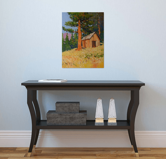 Old Cottage and Sequoia
