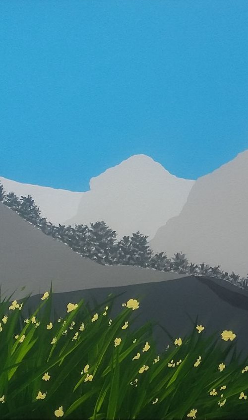 Spring in Borrowdale, The Lake District by Sam Martin