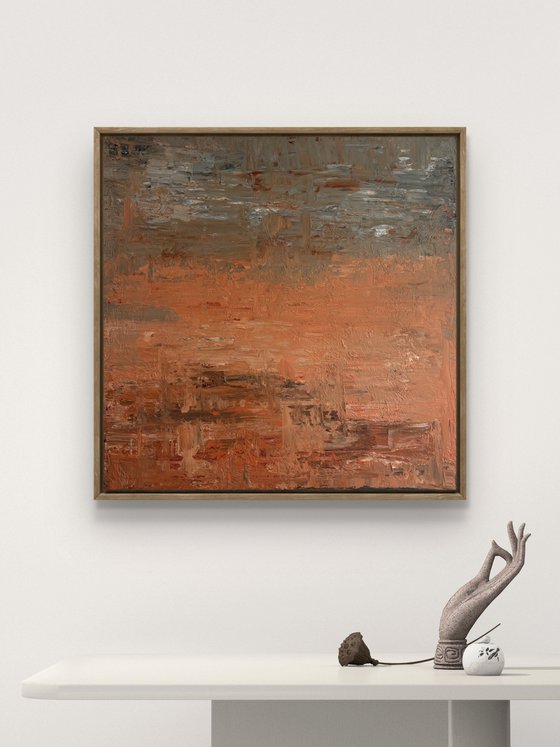 „Where silence dwells“ 80x80x2 cm