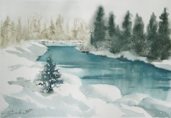 Winter river