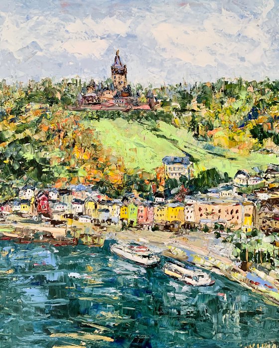 Town of Cochem on the Moselle