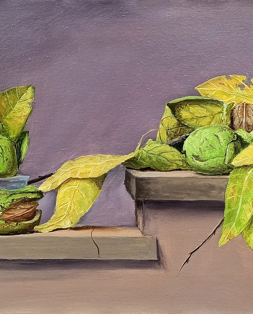 Still life -  FRESH WALNUTS by Arayik Muradyan