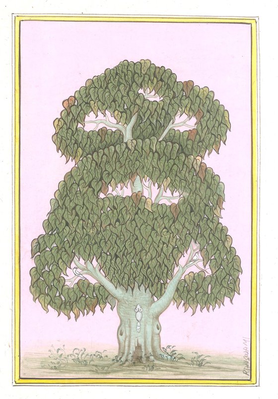 Royal Peepal Tree | Bodhi Tree Painting
