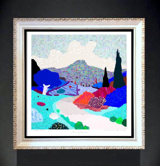 Walking in the fields