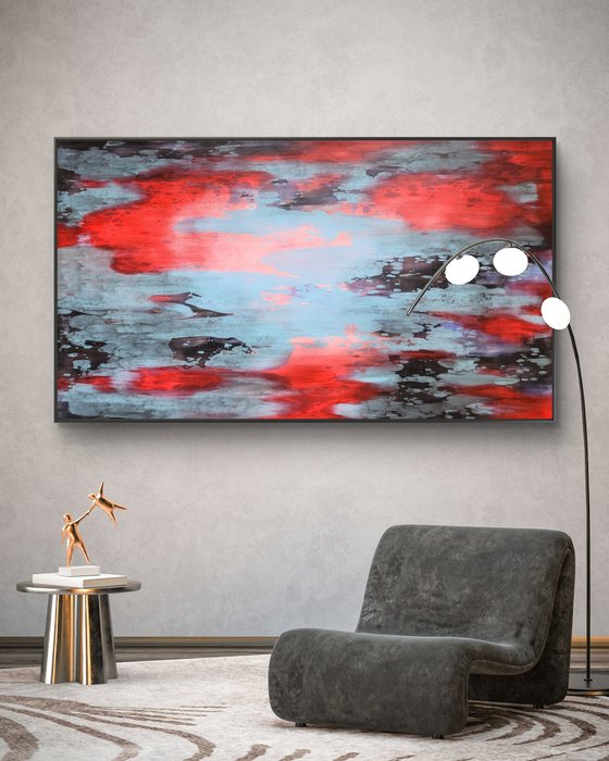 REFLECTION II- Contemporary Abstract Painting