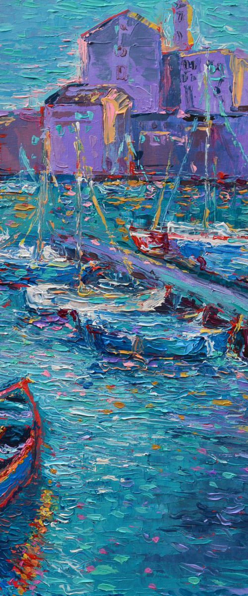 Fishing Boats of Giovinazzo by Adriana Dziuba