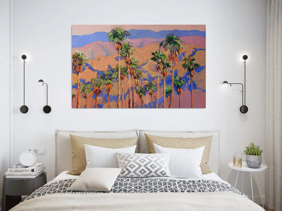 Palm Trees from Desert