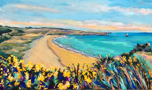 Gorse at Broadhaven by Charlotte Cortazzi