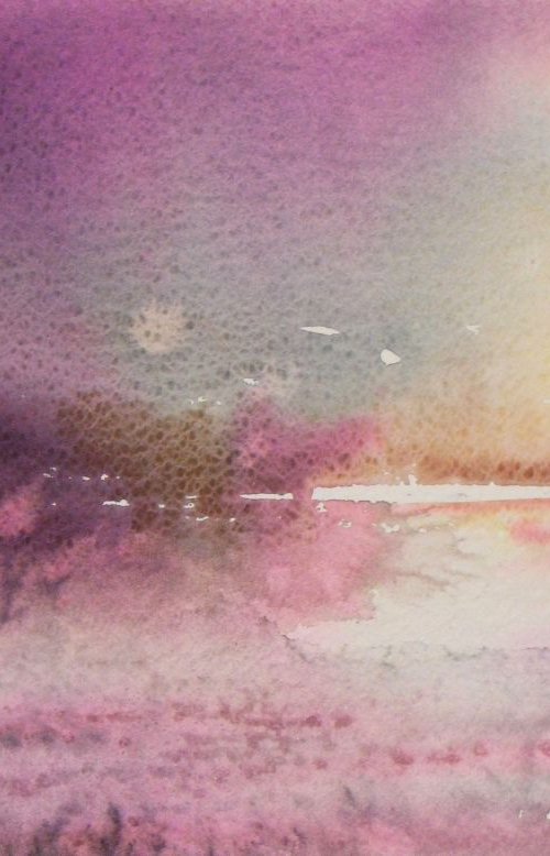 "On pink shores" by Ivan  Grozdanovski