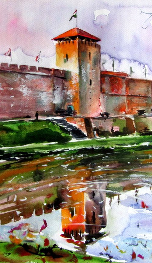 Castle of Gyula in Hungary by Kovács Anna Brigitta
