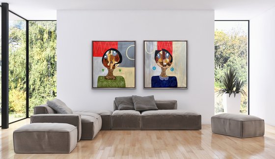 You Ok? (Diptych)