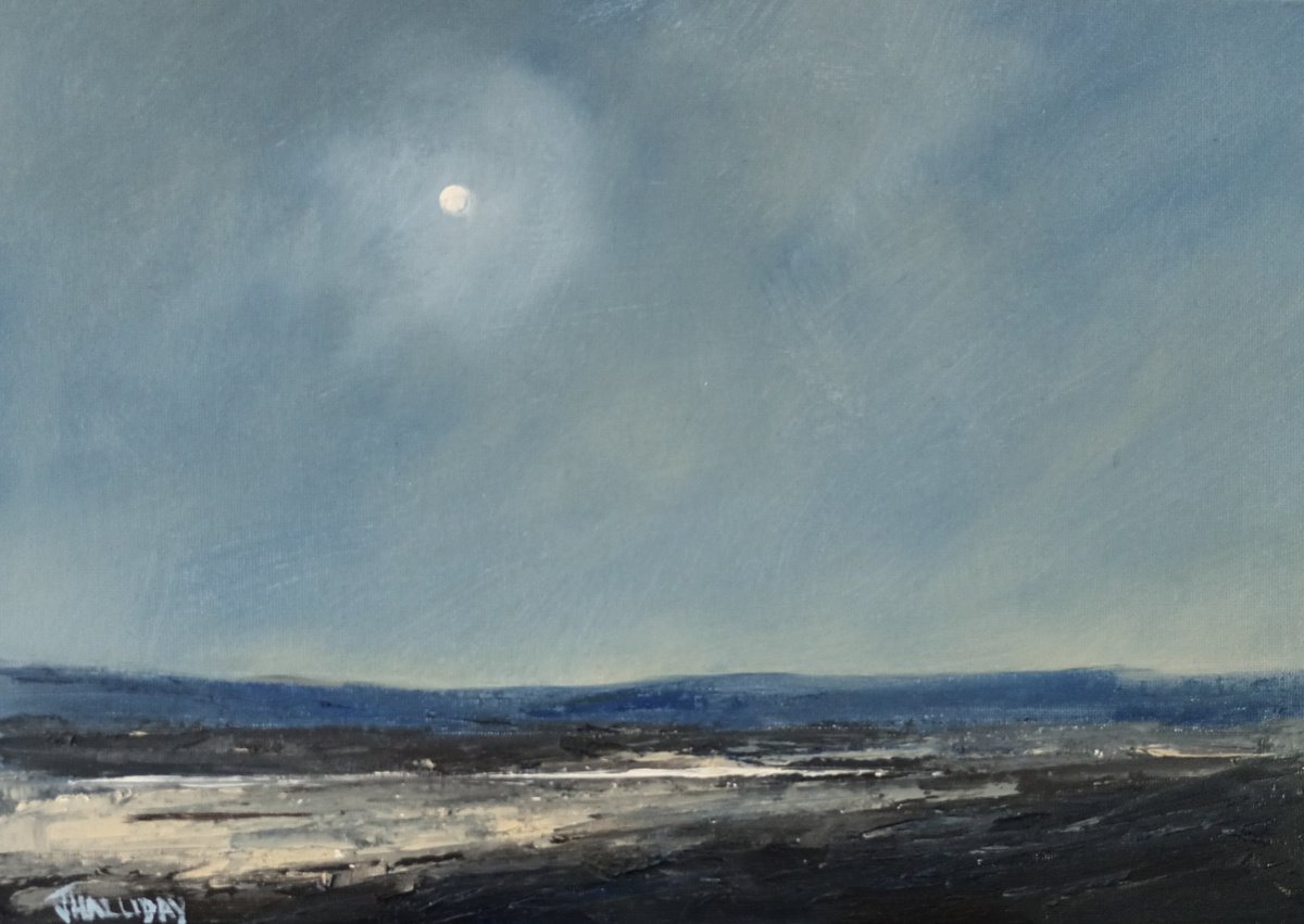 Pale Sun, Irish Landscape by John Halliday