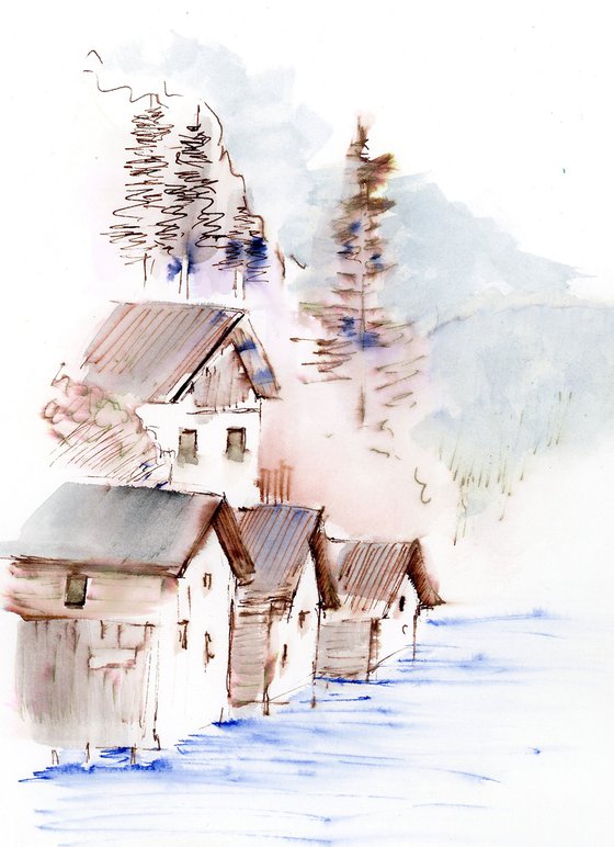 Sketch from a trip to Austria