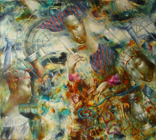 WOMAN AND TWO KINGS (2011) Картина - Dobrodiy Alexandr by Alexandr Dobrodiy