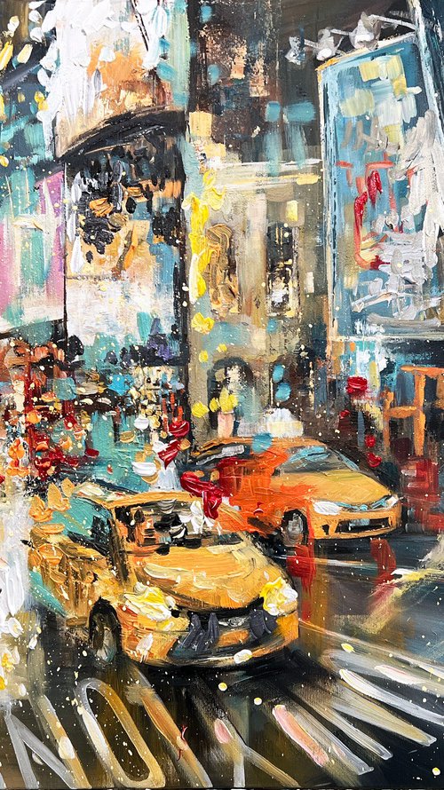 Taxi Cab by Sandra Zekk