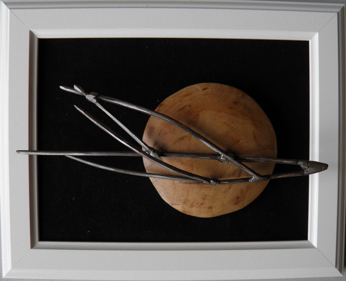 Landscape Relief By Petq Popova, 12 X 9", "Flight", Original Artwork