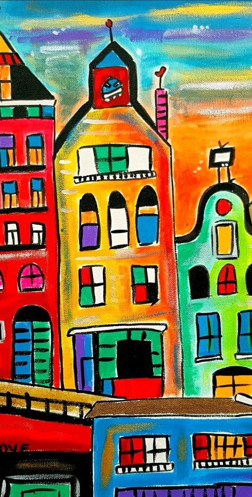 Special Futuristic Amsterdam by Maria Luisa  Azzini