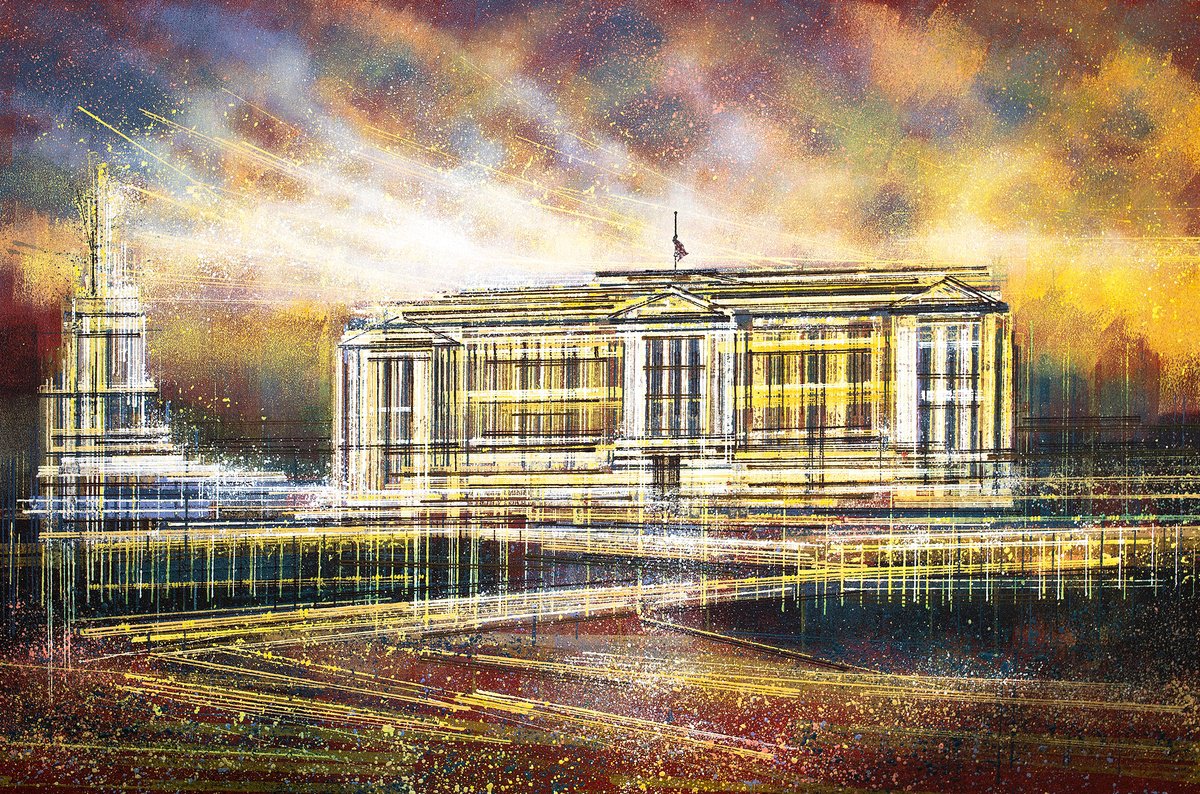 Buckingham Palace As The Sun Sets by Marc Todd