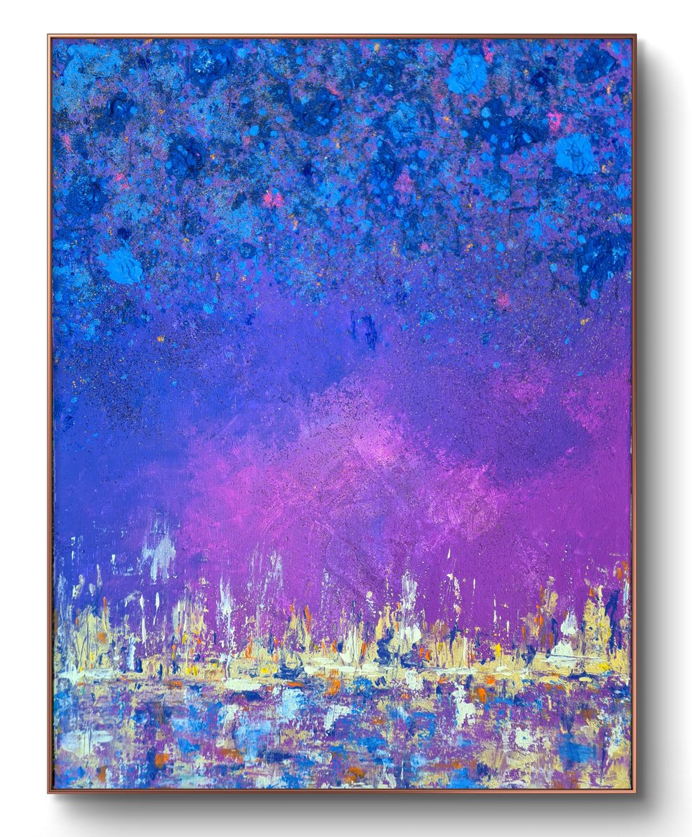 When Night Is Almost Done By Marian Gorin, 20 X 26, Artwork For Sale On Artfinder