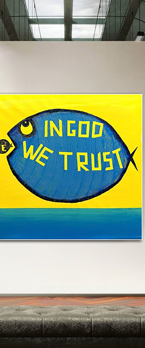 In God We Trust by Denys Kuvaiev