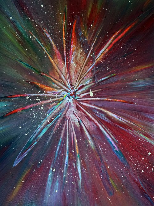 Flowerbed Fireworks 13 by Richard Vloemans