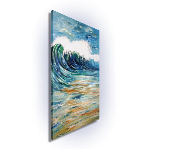 Seascape Breaking Waves D 7