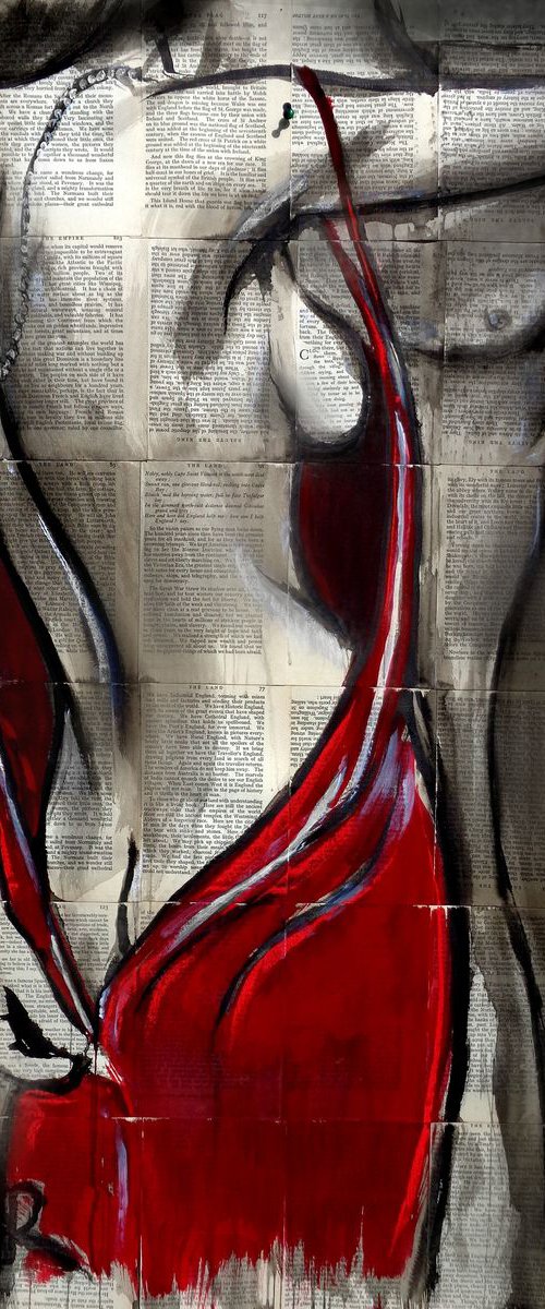 THE RED DRESS by Loui Jover
