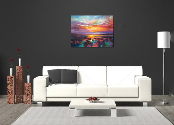 Abstract morning seascape 06