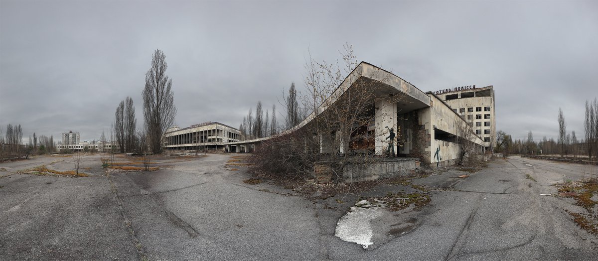 Photorealistic Photograph , #52. Pripyat Center 2 By Stanislav Vederskyi, 61 X 27, Artwork For Sale On Artfinder