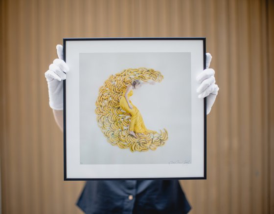 Synesthetic Letters - C (Framed)