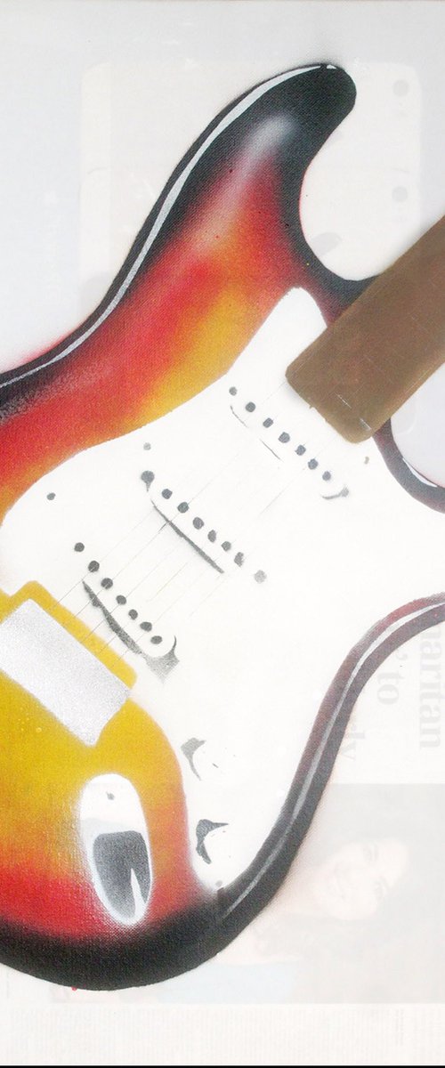 STRAT (SUNBURST ON AN URBOX). by Juan Sly