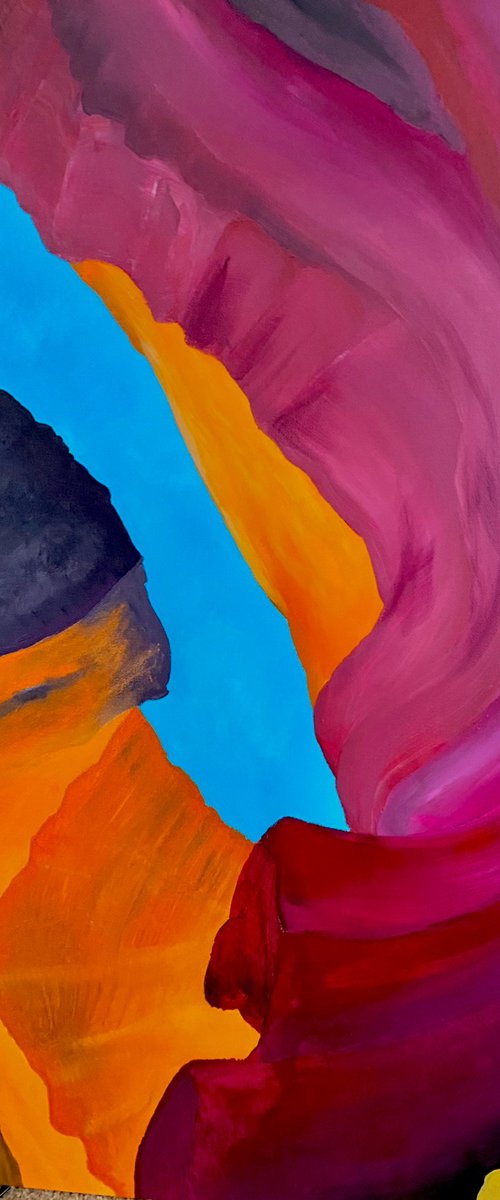 Antelope Canyon Original Lge 2 by Alan Horne Art Originals