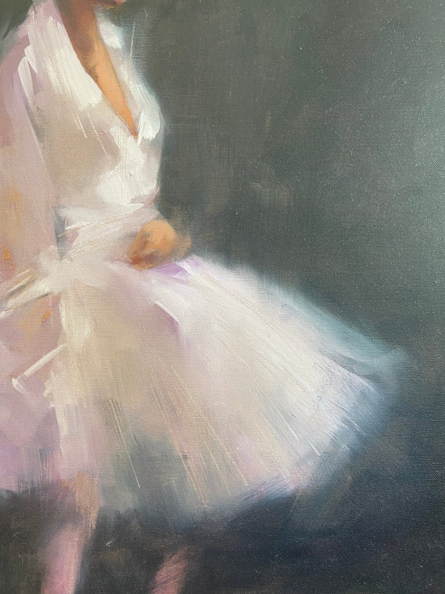 Expressive Portrait Oil Painting By Igor Shulman, 20 X 24, Etude #291. Girl From Mars., Original Artwork