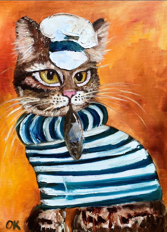 Troy The Cat Fishing  Cat