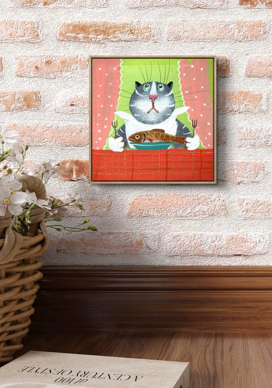 Dinner Time, series of “Three Cat Stories”