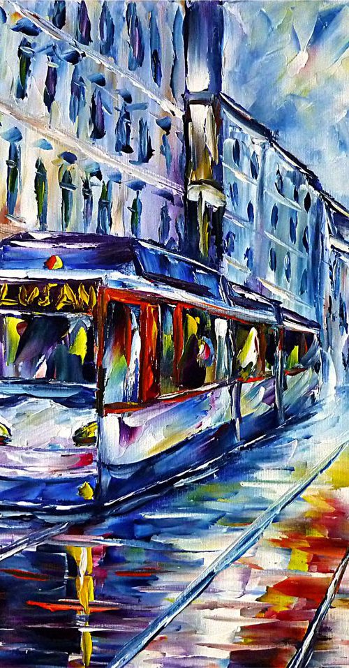 Tram in Gera by Mirek Kuzniar