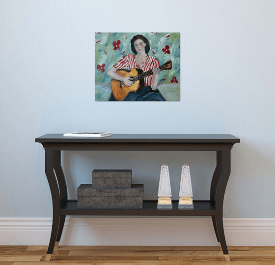 Woman with a Guitar
