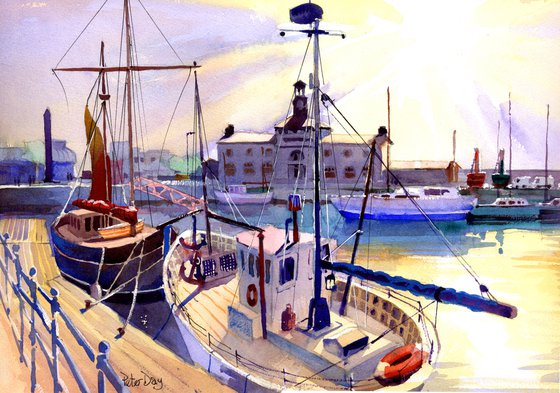 Maritime Museum, Ramsgate, Kent. Harbour and Boats