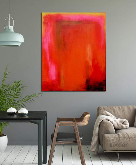 Untitled in Orange vertical