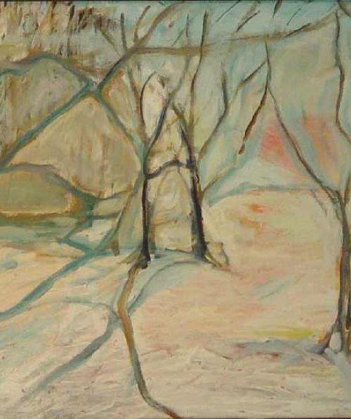 Winter Woods by Leon Sarantos